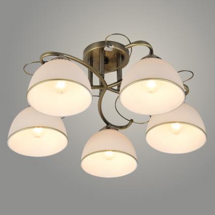 Люстра 07397/5 BR латунь 5x40W E27 d510 h220, 24